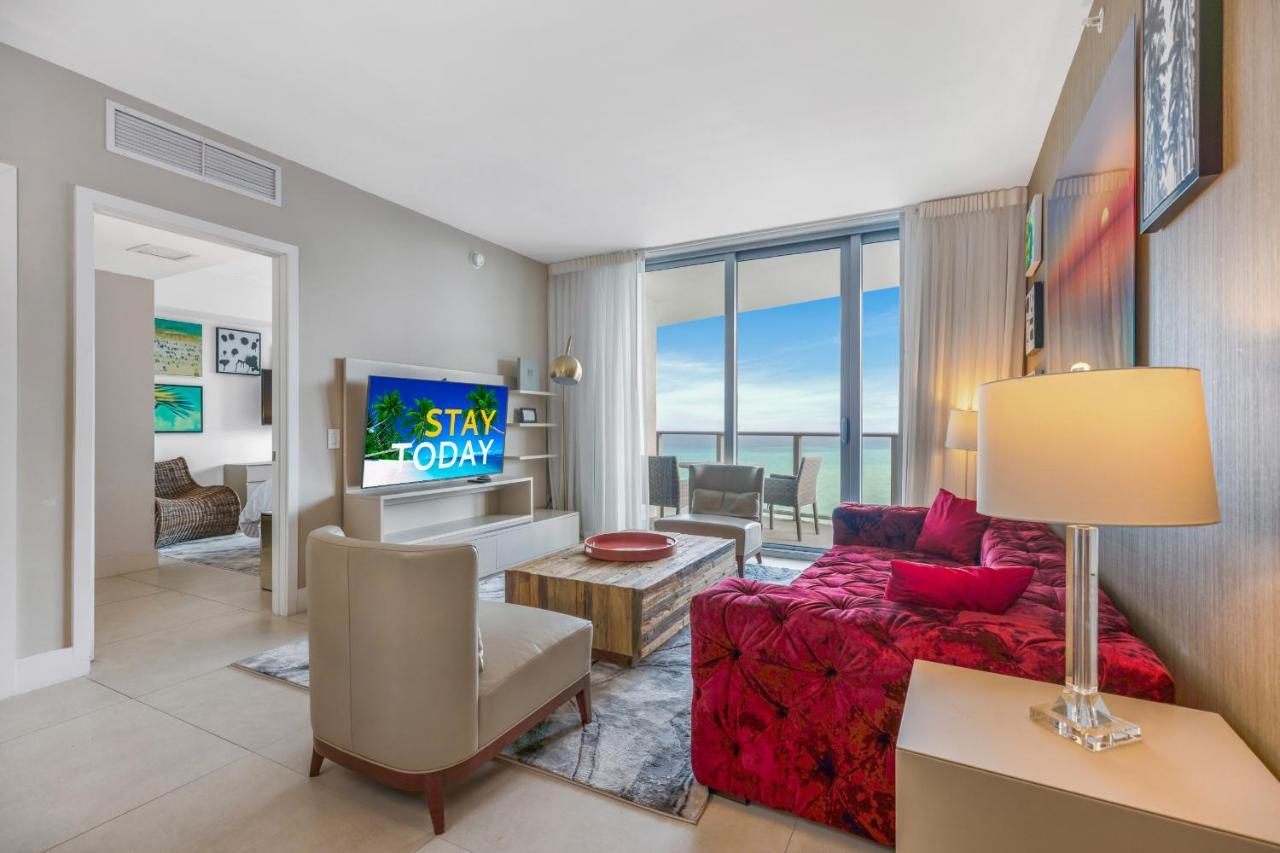 Seashore Resort - 2 Bedroom Right On The Beach Direct Ocean-View With Amenities On The Rooftop Χόλιγουντ Εξωτερικό φωτογραφία