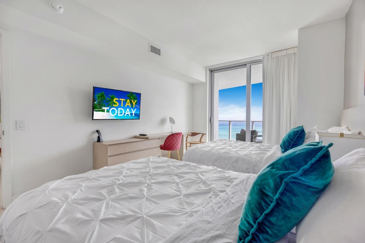 Seashore Resort - 2 Bedroom Right On The Beach Direct Ocean-View With Amenities On The Rooftop Χόλιγουντ Εξωτερικό φωτογραφία
