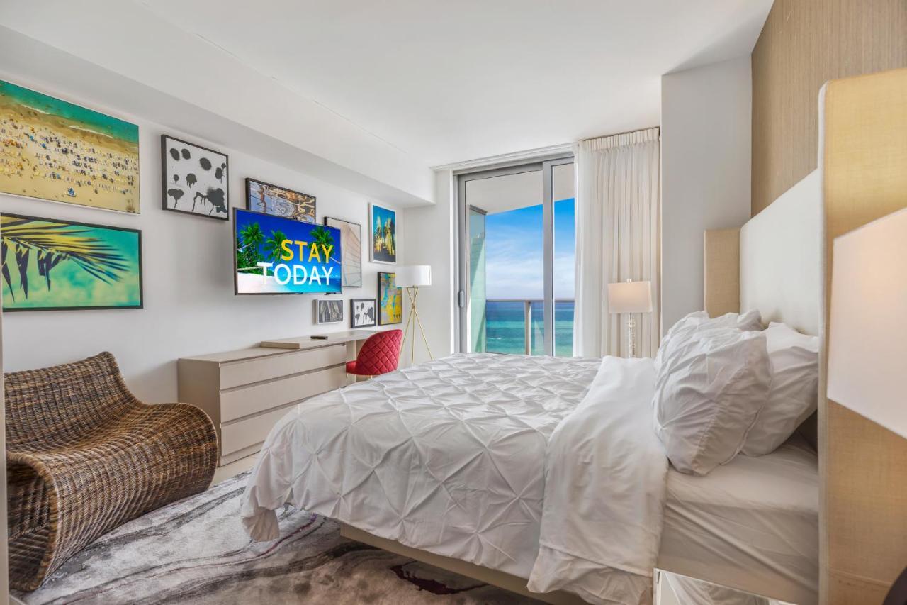 Seashore Resort - 2 Bedroom Right On The Beach Direct Ocean-View With Amenities On The Rooftop Χόλιγουντ Εξωτερικό φωτογραφία