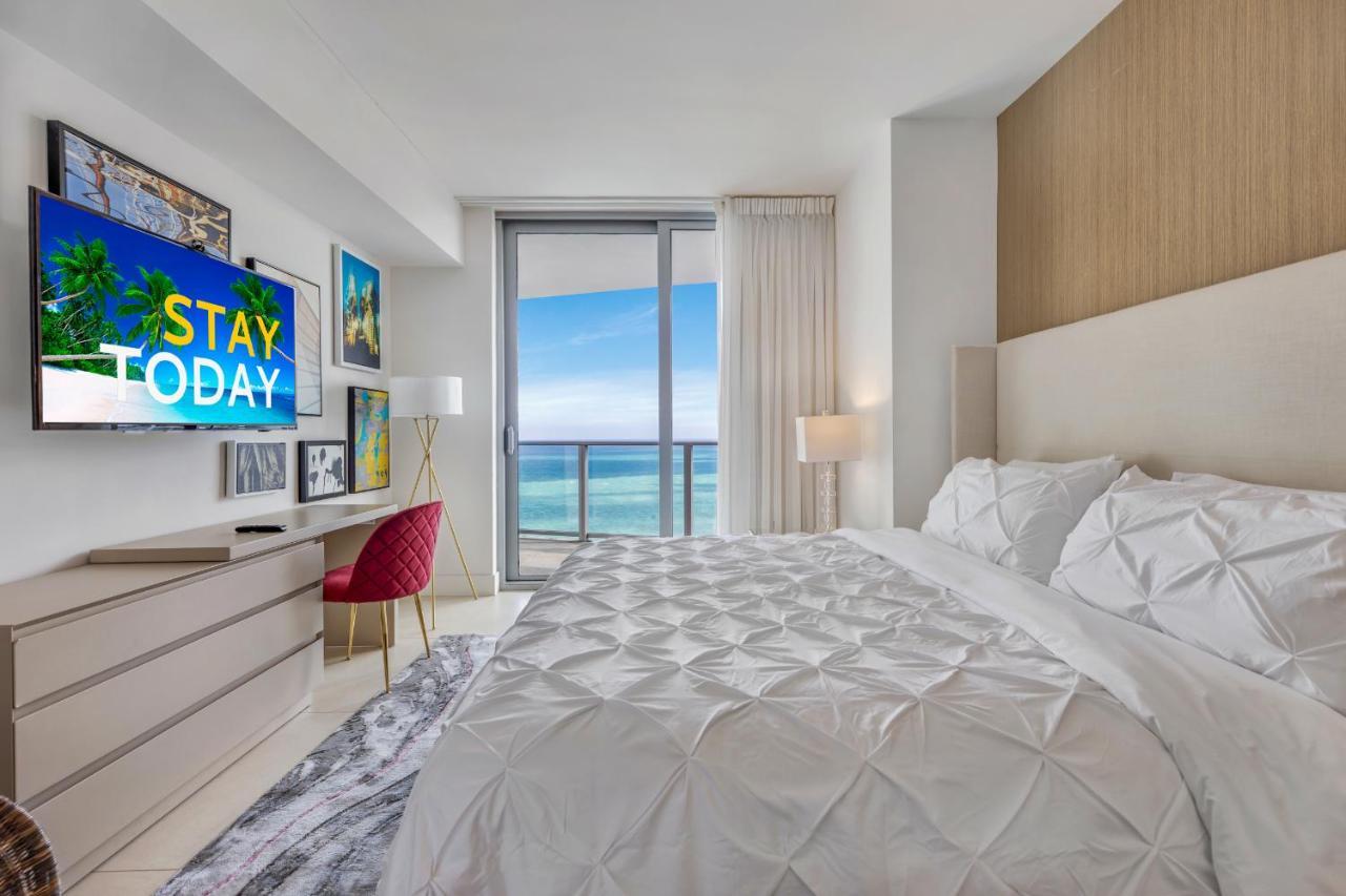 Seashore Resort - 2 Bedroom Right On The Beach Direct Ocean-View With Amenities On The Rooftop Χόλιγουντ Εξωτερικό φωτογραφία